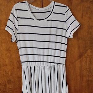 Striped Maxi Knit dress